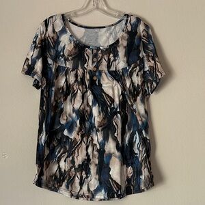 Abstract Print Women's Top